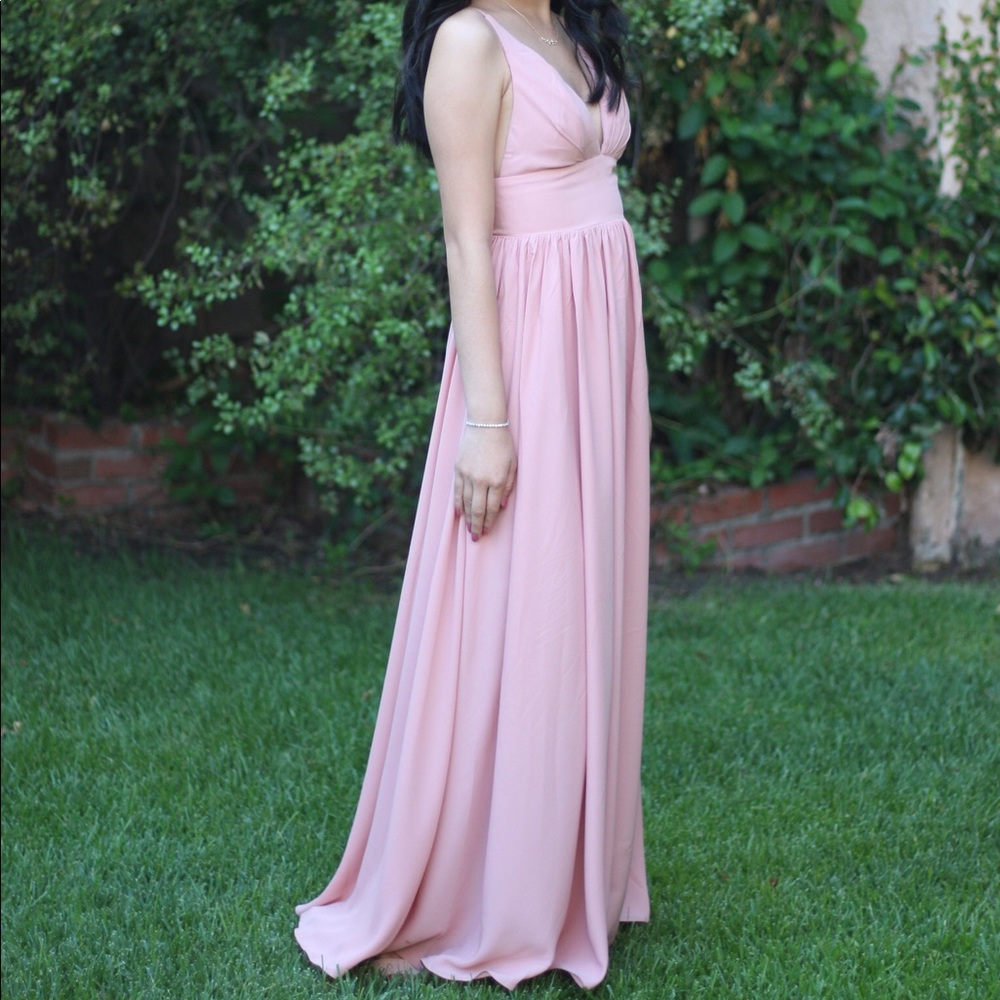 Fame & Partners Blush color Formal Dress